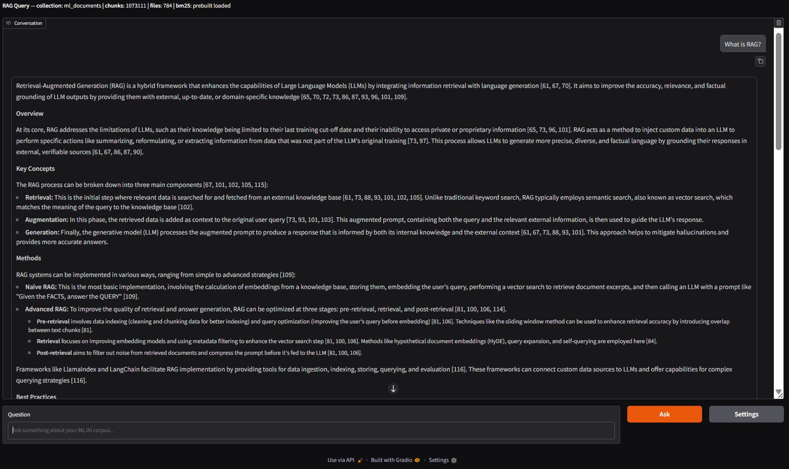 RAG Screenshot